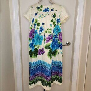 60s floral Hawaiian dress
